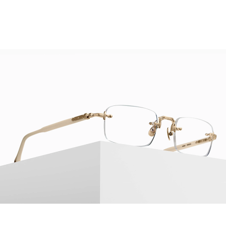 Matsuda M5009 Brushed Gold Milk White [1]
