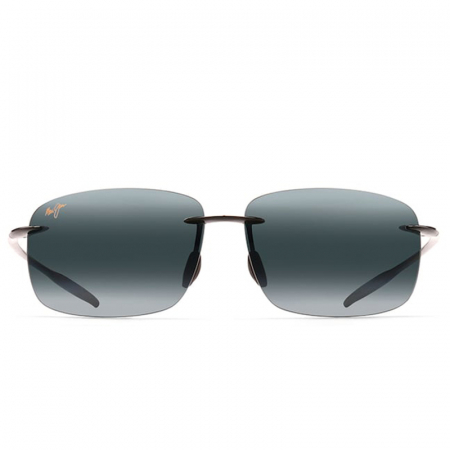 Bărbați - Maui Jim MJ422-02 Grey Breakwall Gloss Black