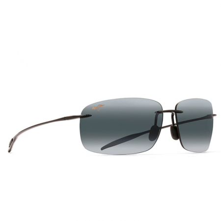 Maui Jim MJ422-02 Grey Breakwall Gloss Black [1]