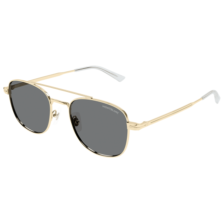 Mont Blanc MB0363S 001 Gold Grey [3]