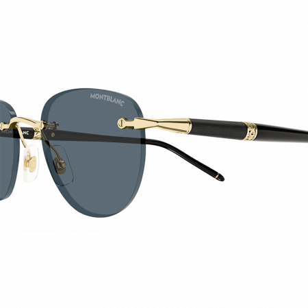 Mont Blanc MB0412S 001 Gold Grey [3]