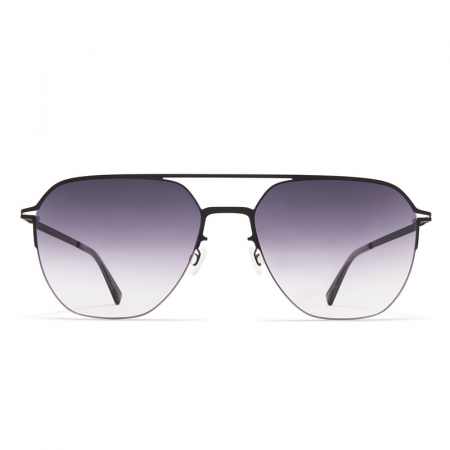 Bărbați - Mykita Amos 419 Shiny Silver Jet Black Grey