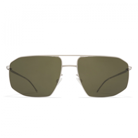 Ultimele trenduri - Mykita Santeri 051 Shiny Silver Rawgreen