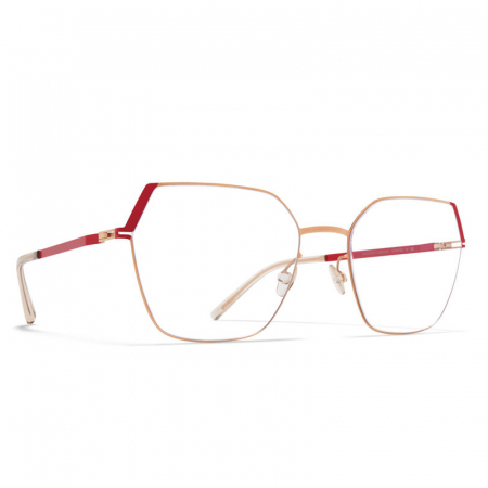 Mykita Stine Champagne Gold Goji Red [1]