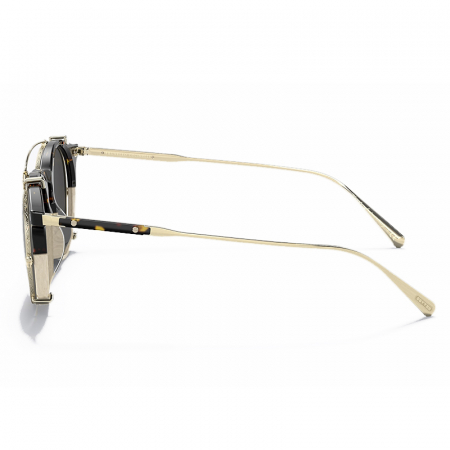 Oliver Peoples Eduardo DTB Beige Silk with Clip-on [2]
