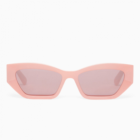 Eco-friendly & hipoalergenic - Stella McCartney SC40031I Logo Cat-Eye Milky Pink