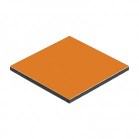 Placi Bond ACP - Placa Compozit Bond 3mm – Colorat Portocaliu – 495x1010mm