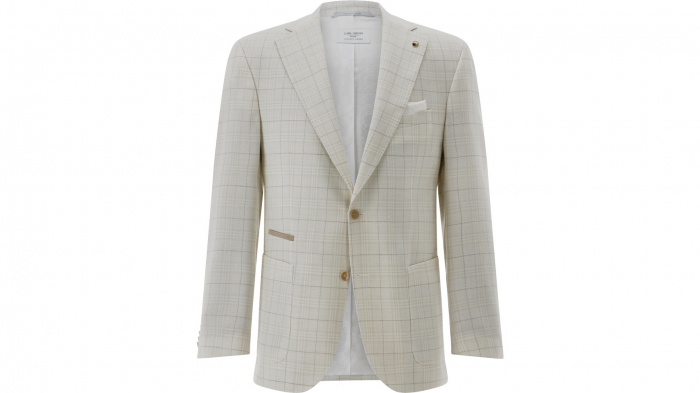 Sacou lana/in barbati CARL GROSS Modern Terry 41.334S3 crem carouri [1]