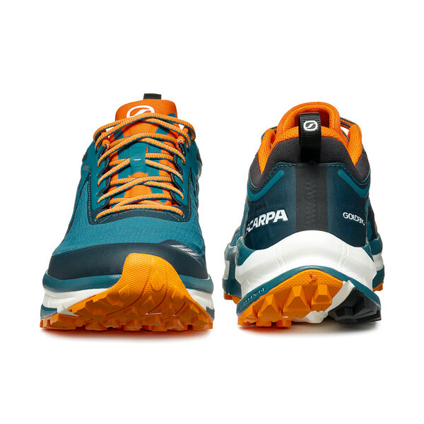 Pantofi impermeabili alergare barbati Gore-Tex SCARPA GOLDEN GATE ATR turcoaz/portocaliu [4]