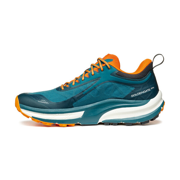 Pantofi impermeabili alergare barbati Gore-Tex SCARPA GOLDEN GATE ATR turcoaz/portocaliu [3]