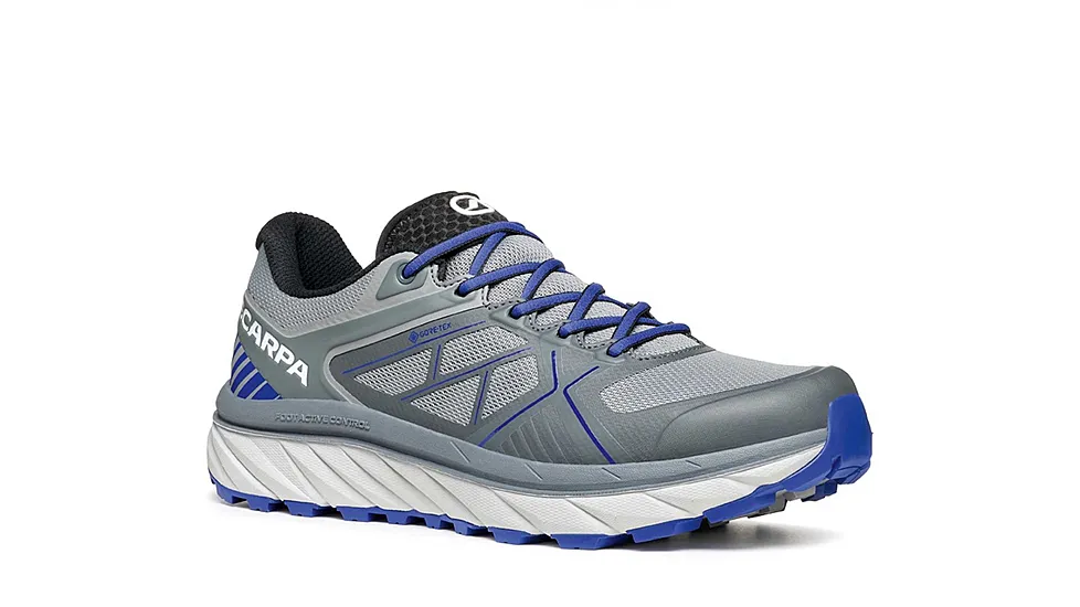 Pantofi alergare impermeabili barbati Gore_tex SCARPA SPIN INFINITY gri/albastru [1]