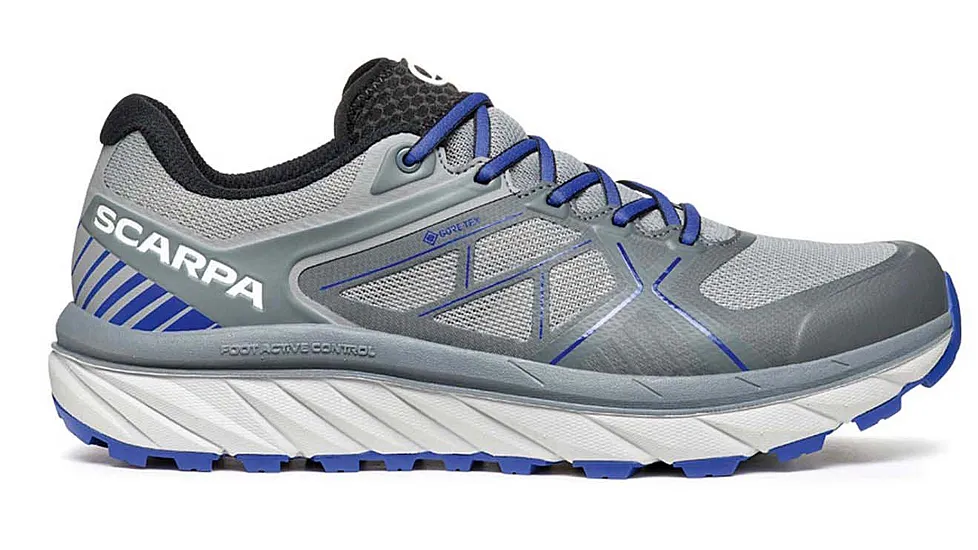 Pantofi alergare impermeabili barbati Gore_tex SCARPA SPIN INFINITY gri/albastru [2]