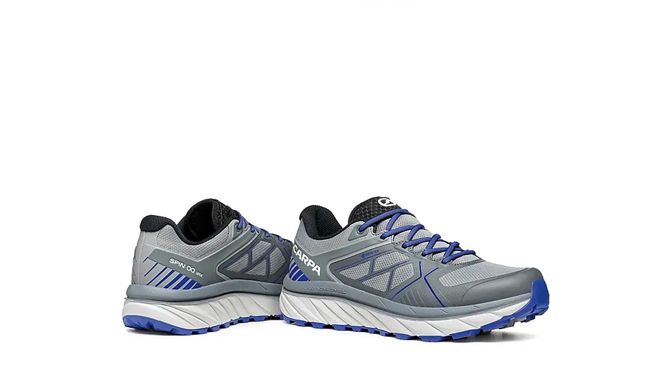 Pantofi alergare impermeabili barbati Gore_tex SCARPA SPIN INFINITY gri/albastru [3]