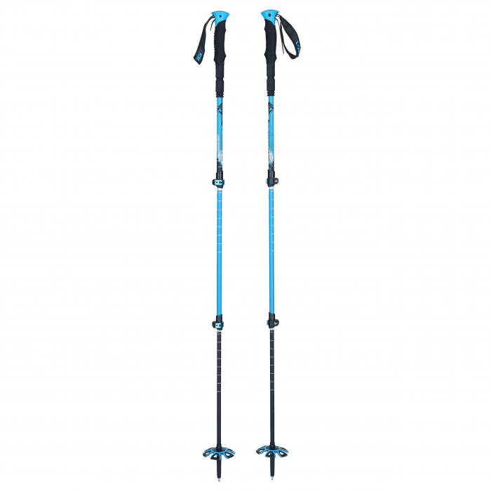 Bete Trekking telescopice fibra carbon VIKING Vario Tour bleu/negru [2]