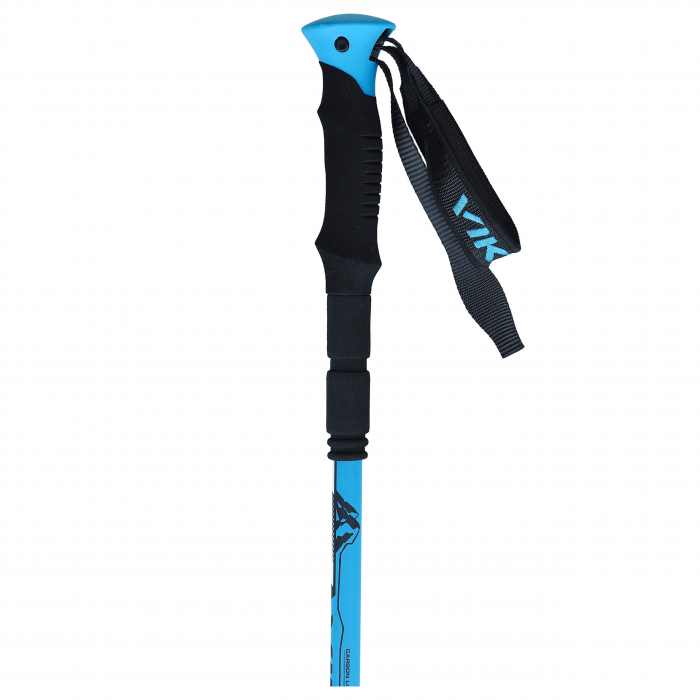 Bete Trekking telescopice fibra carbon VIKING Vario Tour bleu/negru [3]