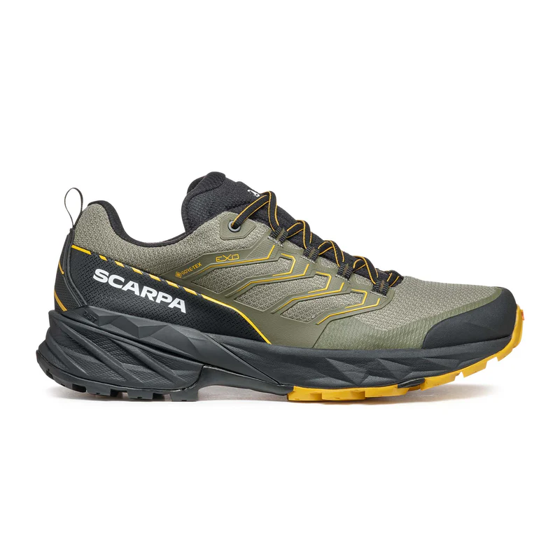 Pantofi impermeabili drumetie rapida barbati SCARPA RUSH 2 oliv/galben [2]