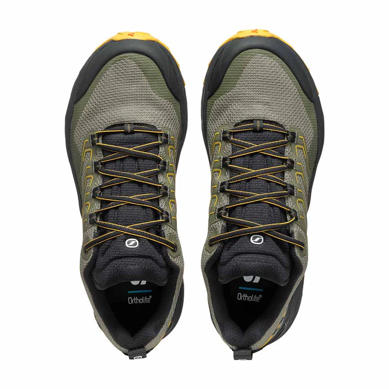 Pantofi impermeabili drumetie rapida barbati SCARPA RUSH 2 oliv/galben [6]