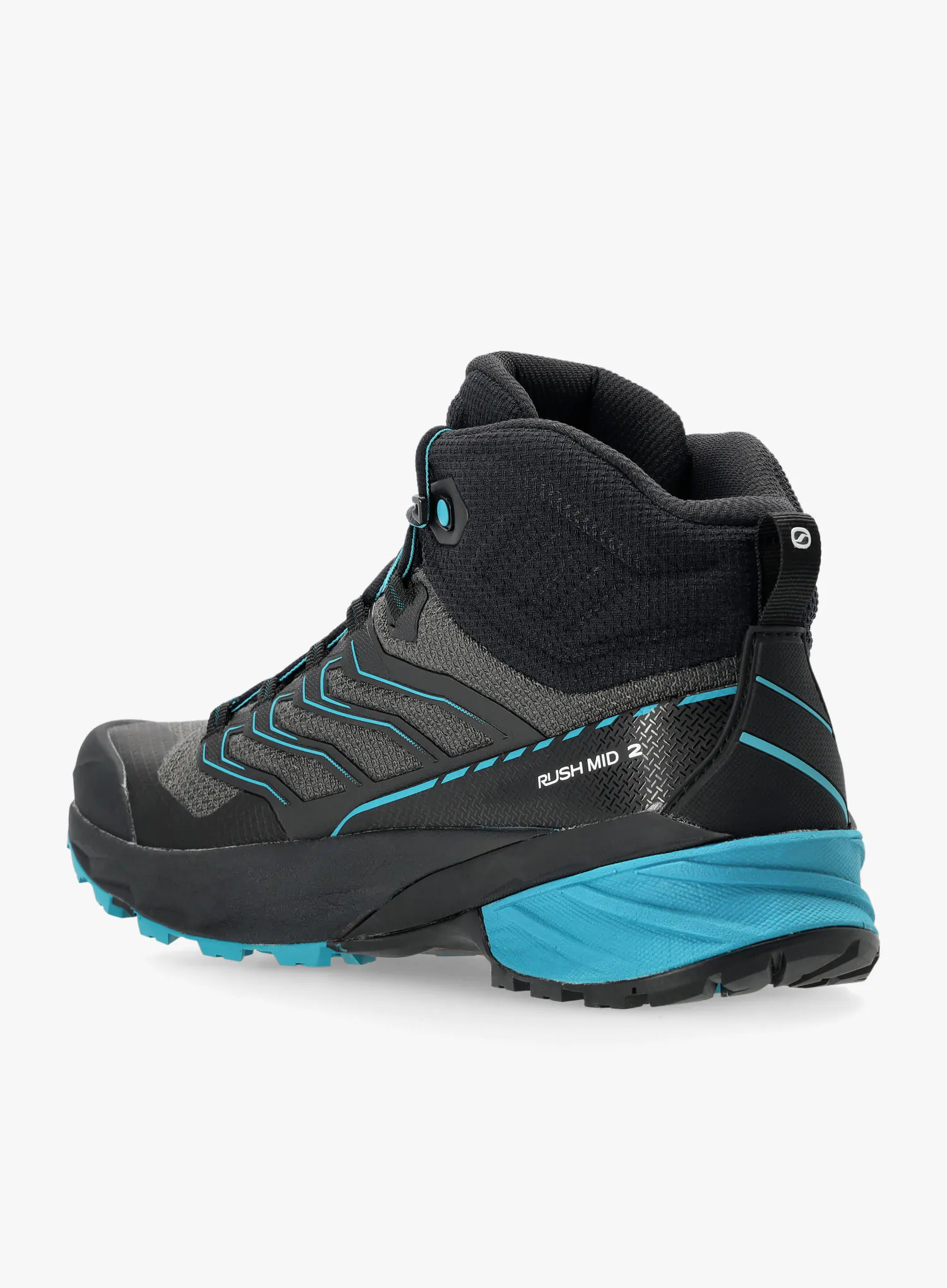 Semi-ghete impermeabile drumetie rapida barbati Gore-Tex SCARPA RUSH 2 MID antracit/bleu [4]