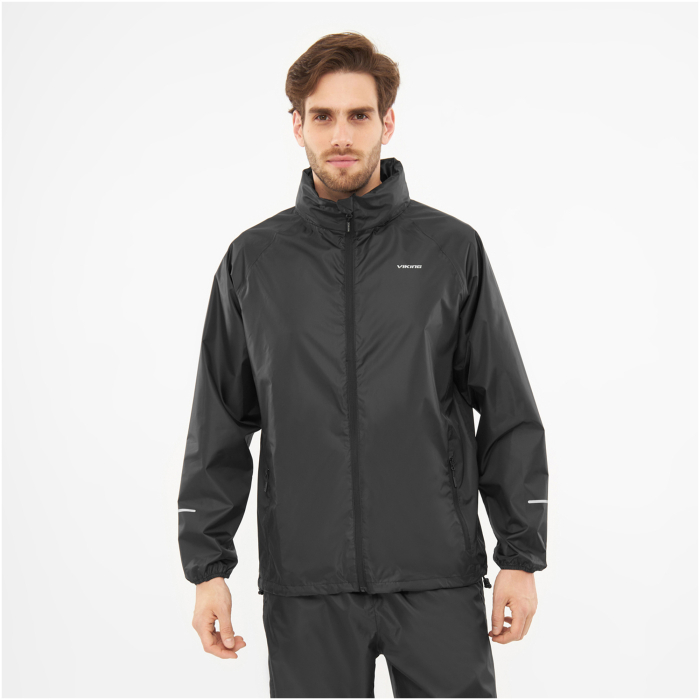 Jacheta impermeabila barbati VIKING Rainier negru [2]