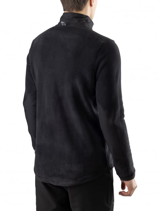 Bluza fleece groasa fermoar VIKING Dakota Polartec negru [2]