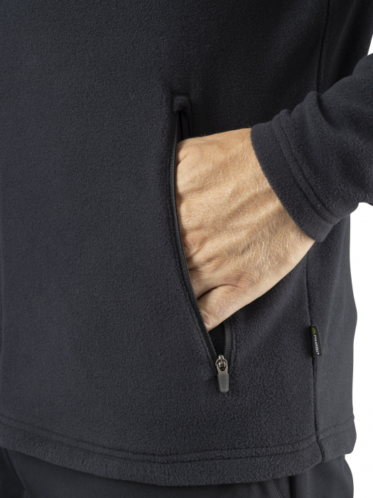 Bluza fleece fermoar VIKING Tesero Polartec negru [3]