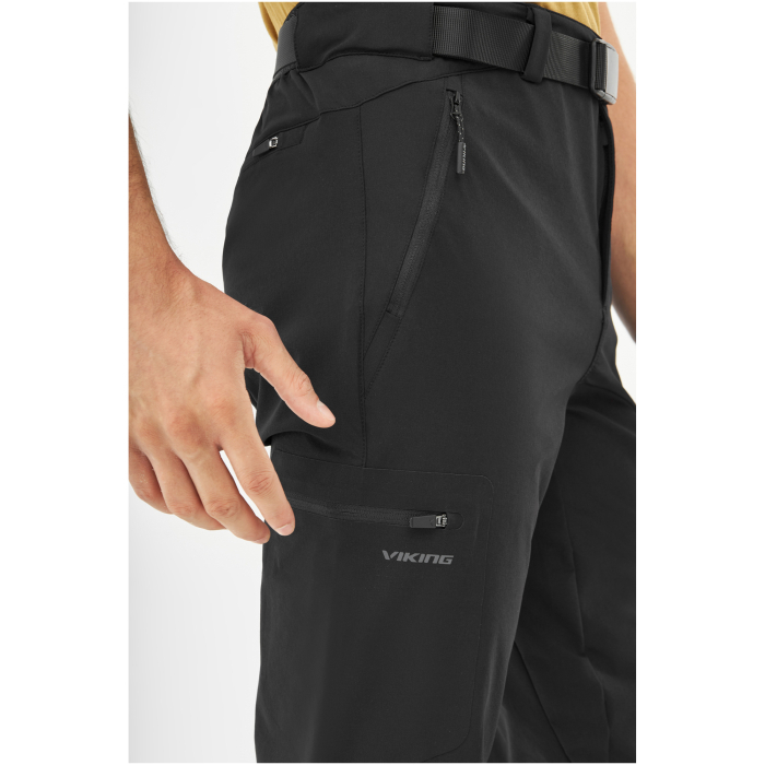 Pantaloni functionali barbati VIKING Expander negru [6]