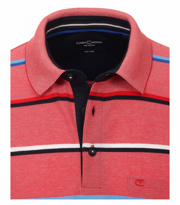 Tricou polo barbati CASA MODA rosu dungulite [3]