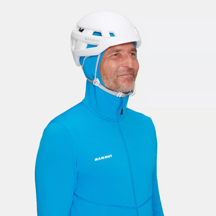 Bluza midlayer fermoar gluga fleece barbati MAMMUT Aconcagua Light ML albastru [4]
