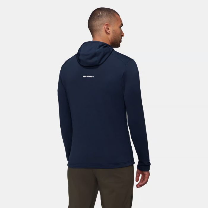 Bluza midlayer fermoar gluga fleece barbati MAMMUT Aconcagua Light ML bleumarin [5]