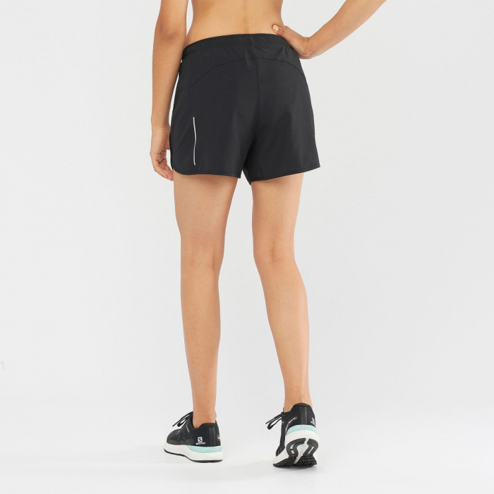 Short alergare femei SALOMON AGILE negru [3]