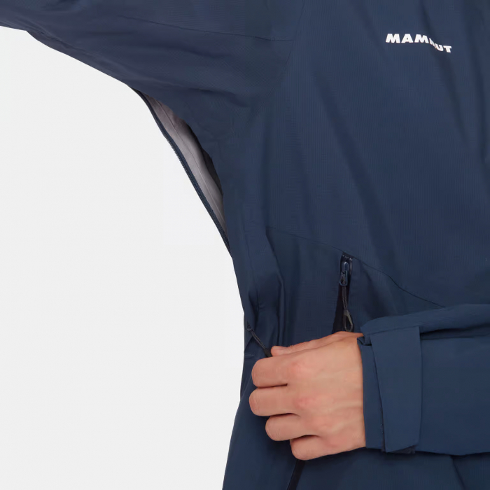 Jacheta 15K/15K hardshell gluga 2.5L barbati MAMMUT Alto Light HS bleumarin [9]