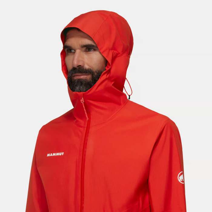 Jacheta tehnica 15K/15K 2.5L gluga barbati MAMMUT ALTO LIGHT HS  rosu [3]