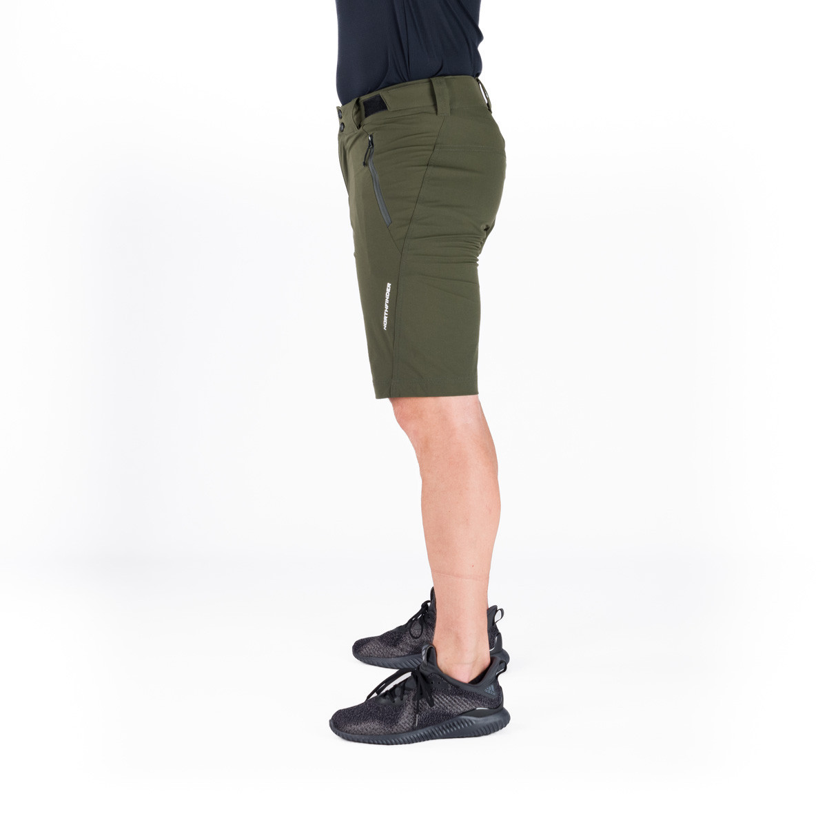 Pantaloni scurți stretch trekking barbati NORTHFINDER ALBRECHT verde inchis [4]