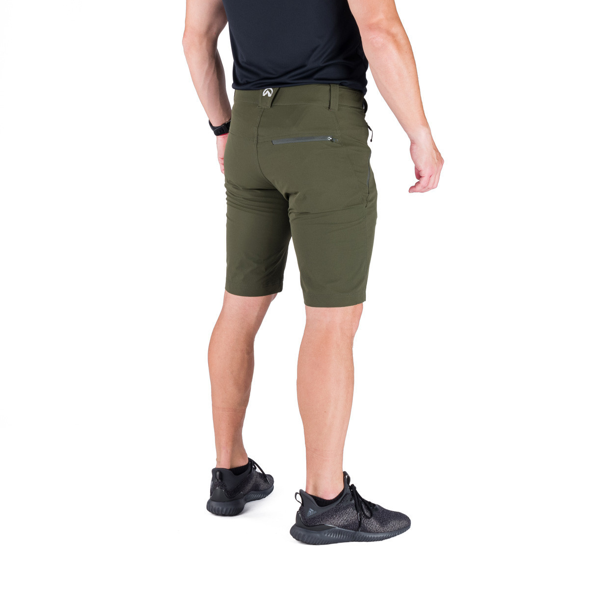 Pantaloni scurți stretch trekking barbati NORTHFINDER ALBRECHT verde inchis [5]