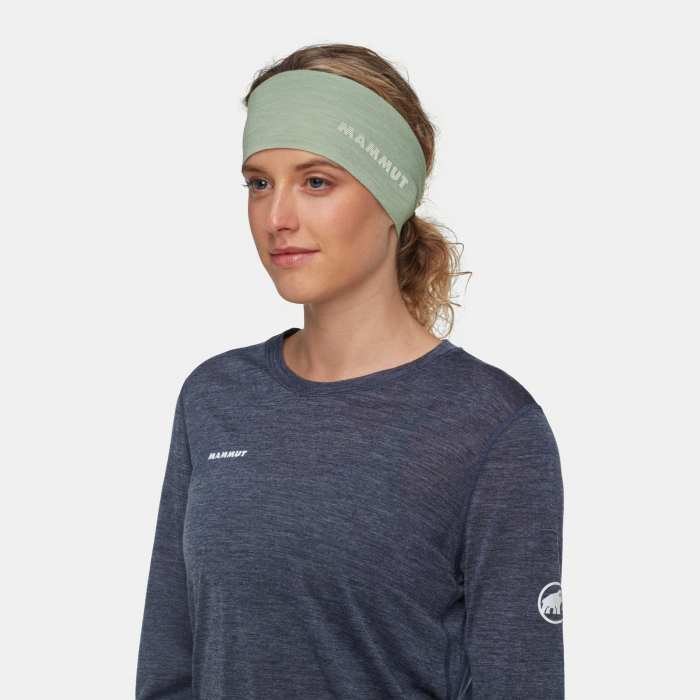 Bentita multifunctionala unisex MAMMUT Tree Wool vernil [2]