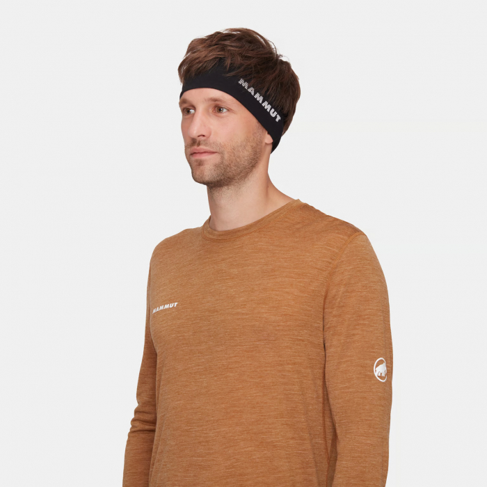 Bentita multifunctionala unisex MAMMUT Tree Wool negru [2]