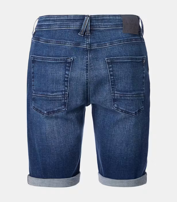 Blugi scurti bermuda barbati CASA MODA albastru inchis [2]
