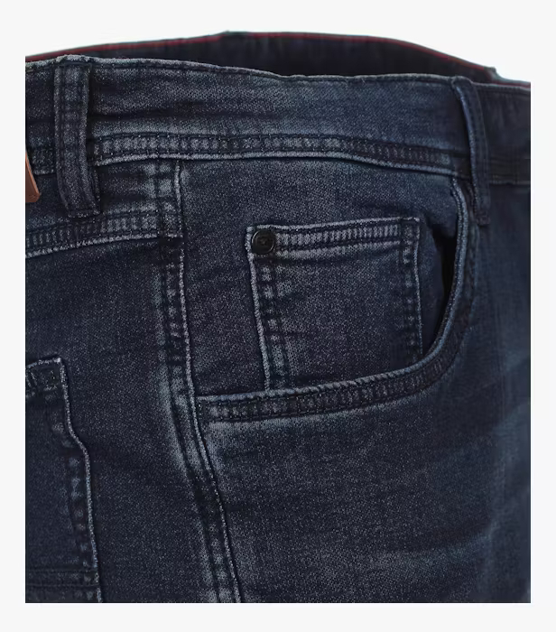 Bermuda denim barbati CASA MODA bleumarin [4]