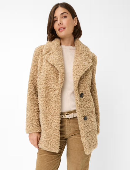 Jacheta teddy-fleece femei BRAX HELSINKI 976508-95992340 bej [2]