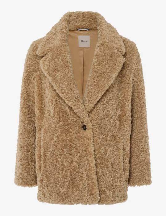 Jacheta teddy-fleece femei BRAX HELSINKI 976508-95992340 bej [1]