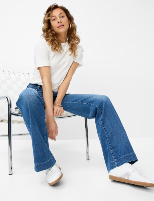 Blugi subtiri evazati femei BRAX MAINE albastru [6]