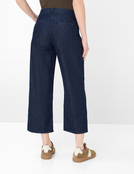 Blugi subtiri palazzo femei BRAX MAINE S bleumarin [3]