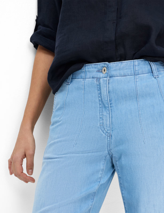 Blugi subtiri palazzo femei BRAX MAINE S bleu [5]