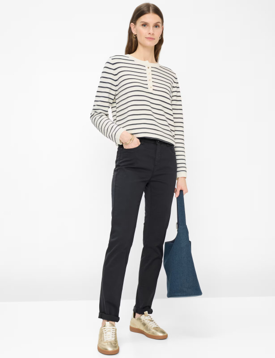 Blugi subtiri 5 buzunare femei BRAX MARY bleumarin [5]