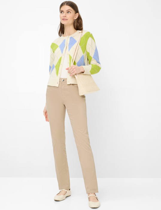 Blugi subtiri 5 buzunare femei BRAX MARY bej [5]