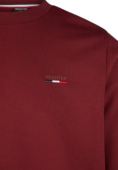 Bluza training barbati HECHTER visiniu logo steag brodat [3]