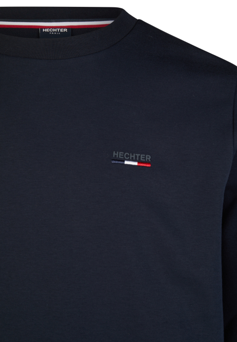 Bluza training barbati HECHTER bleumarin logo steag brodat [4]