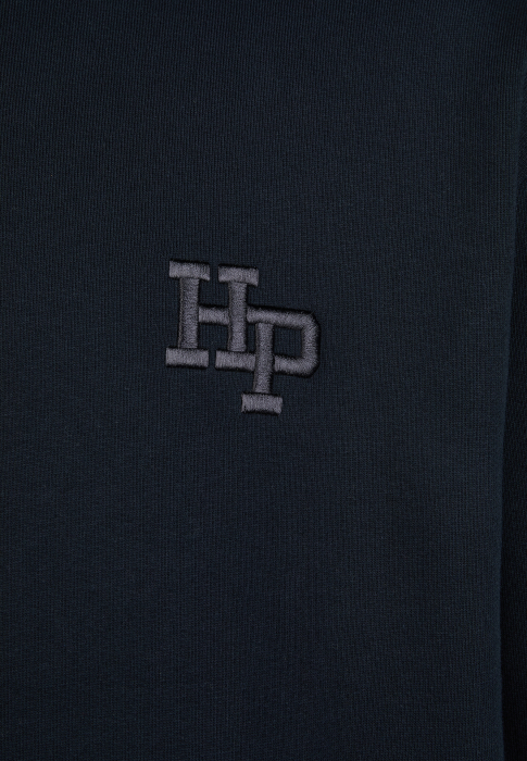 Bluza training barbati HECHTER bleumarin logo litere brodat [3]