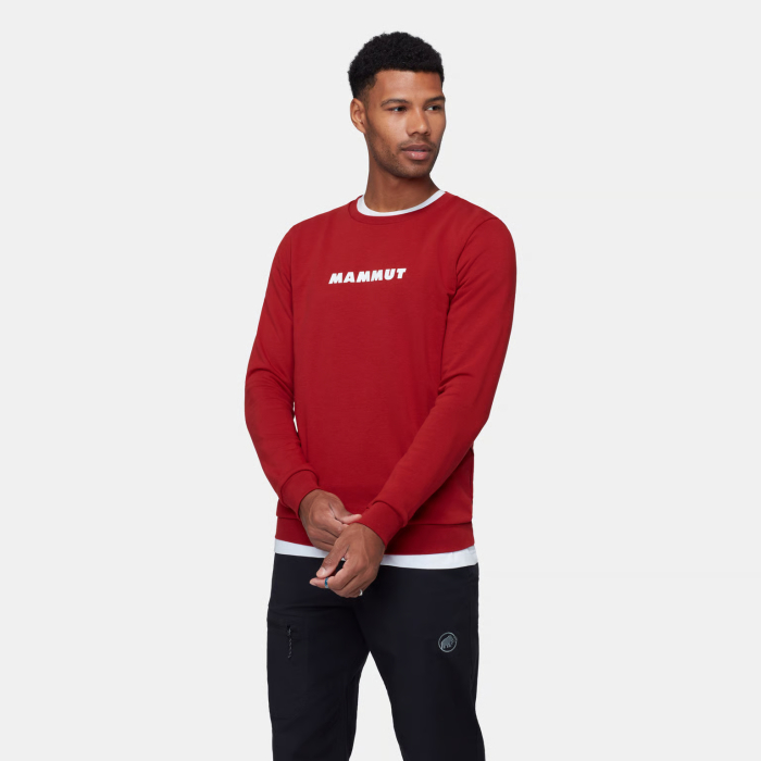 Bluza training barbati MAMMUT CORE LOGO rosu [3]