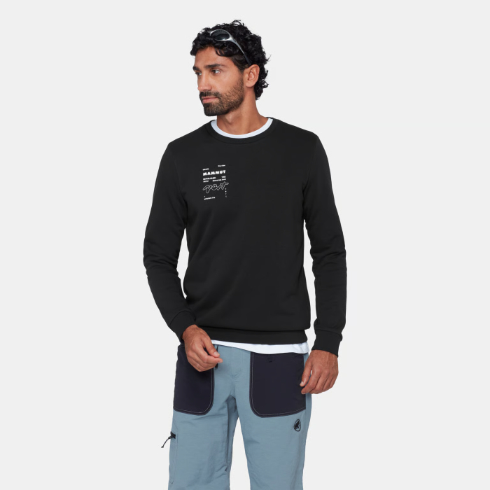 Bluza training barbati MAMMUT CORE VERT negru [2]